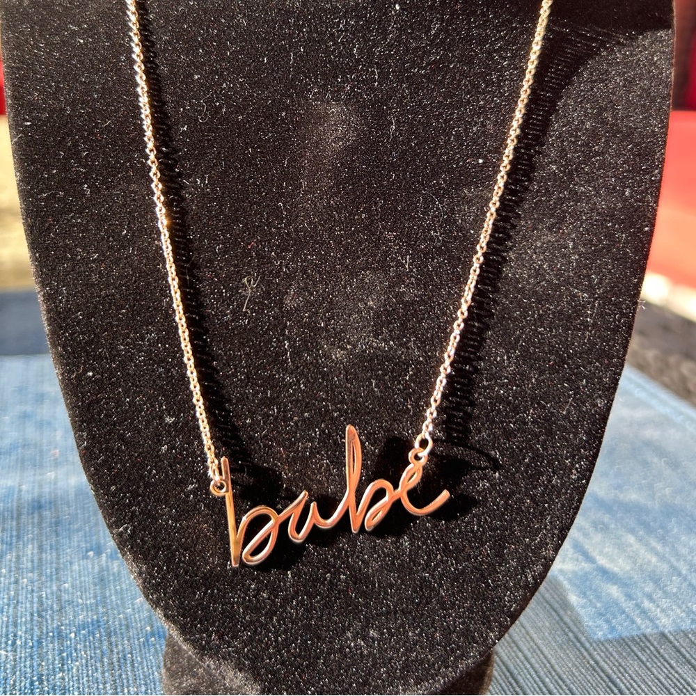 Rose Gold Babe Necklace - Women's Jewelry